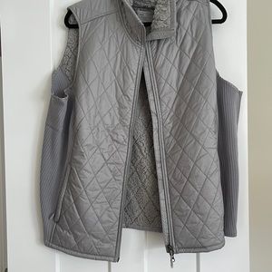 LL Bean Gray Vest NWOT 3x